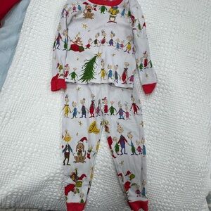 Kids Grinch Character Pajamas - Red and White